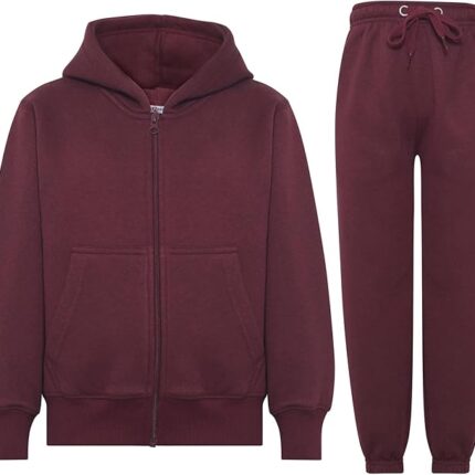 Man&Woman Grey Plain Tracksuit