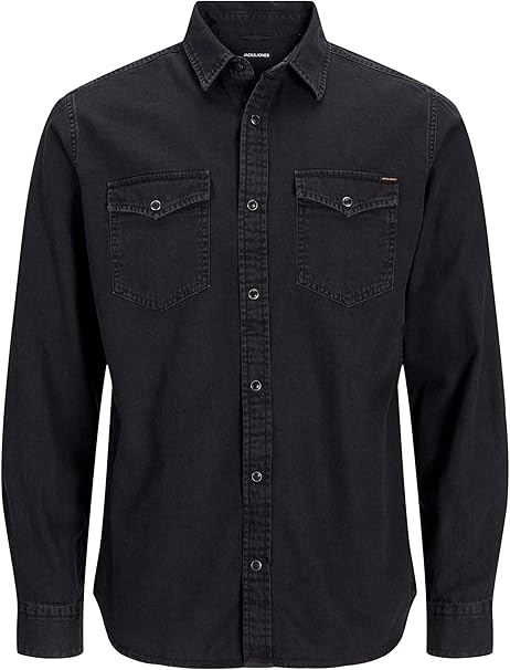 Mens Long Sleeve Denim Shirt Top Mens Long Sleeve Denim Shirt Top